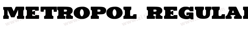 Metropol Regular字体转换